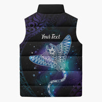 Polynesian Tala Manta Ray Sleeveless Puffer Jacket Nowhere You Could Go That I Won't Be With You - Polynesian Pride
