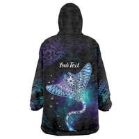 Polynesian Tala Manta Ray Wearable Blanket Hoodie Nowhere You Could Go That I Won't Be With You - Polynesian Pride
