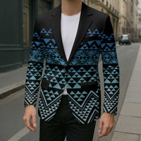 Maori Niho Taniwha Te Wheiao Blazer Moana Blue - Polynesian Pride