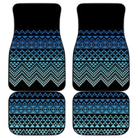 Maori Niho Taniwha Te Wheiao Car Mats Moana Blue - Polynesian Pride