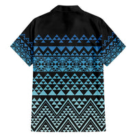 Maori Niho Taniwha Te Wheiao Hawaiian Shirt Moana Blue - Polynesian Pride