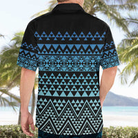 Maori Niho Taniwha Te Wheiao Hawaiian Shirt Moana Blue - Polynesian Pride
