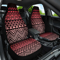 Maori Niho Taniwha Te Wheiao Car Seat Cover Terracotta - Polynesian Pride