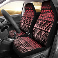 Maori Niho Taniwha Te Wheiao Car Seat Cover Terracotta - Polynesian Pride