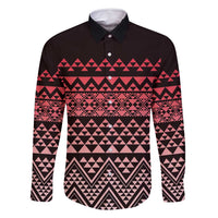 Maori Niho Taniwha Te Wheiao Family Matching Mermaid Dress and Hawaiian Shirt Terracotta - Polynesian Pride