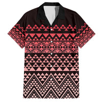 Maori Niho Taniwha Te Wheiao Hawaiian Shirt Terracotta - Polynesian Pride