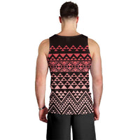 Maori Niho Taniwha Te Wheiao Men Tank Top Terracotta - Polynesian Pride