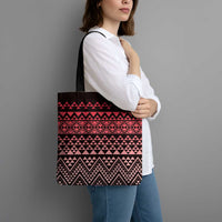 Maori Niho Taniwha Te Wheiao Tote Bag Terracotta - Polynesian Pride