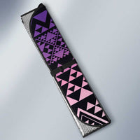 Maori Niho Taniwha Te Wheiao Auto Sun Shade Waiporoporo - Polynesian Pride