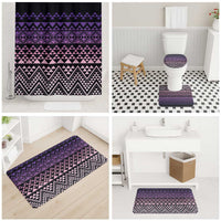 Maori Niho Taniwha Te Wheiao Bathroom Set Waiporoporo - Polynesian Pride