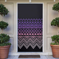Maori Niho Taniwha Te Wheiao Door Cover Waiporoporo - Polynesian Pride