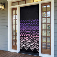 Maori Niho Taniwha Te Wheiao Door Cover Waiporoporo - Polynesian Pride
