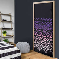 Maori Niho Taniwha Te Wheiao Door Cover Waiporoporo - Polynesian Pride