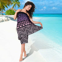 Maori Niho Taniwha Te Wheiao Sarong Waiporoporo - Polynesian Pride