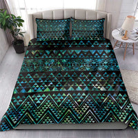 Maori Niho Taniwha Te Wheiao Bedding Set Paua Shell - Polynesian Pride