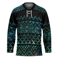 Maori Niho Taniwha Te Wheiao Hockey Jersey Paua Shell - Polynesian Pride