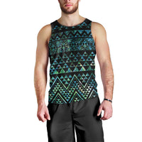 Maori Niho Taniwha Te Wheiao Men Tank Top Paua Shell - Polynesian Pride
