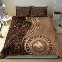 Papua New Guinea Oro Tapa Motif Bedding Set Classic LT7 - Polynesian Pride
