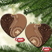 Papua New Guinea Oro Tapa Motif Ceramic Ornament Classic