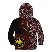 Papua New Guinea Oro Tapa Motif Kid Hoodie Special LT7 - Polynesian Pride