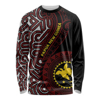 Papua New Guinea Oro Tapa Motif Long Sleeve Shirt Special