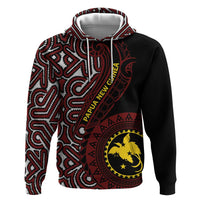 Papua New Guinea Oro Tapa Motif Zip Hoodie Special