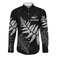 New Zealand Lawn Bowls Personalized Family Matching Off Shoulder Maxi Dress and Hawaiian Shirt Wrap-Around Silver Fern - Polynesian Pride