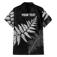 New Zealand Lawn Bowls Personalized Family Matching Summer Maxi Dress and Hawaiian Shirt Wrap-Around Silver Fern - Polynesian Pride