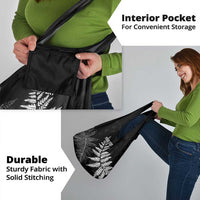 New Zealand Lawn Bowls Personalized Grocery Bag Wrap-Around Silver Fern - Polynesian Pride