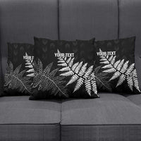 New Zealand Lawn Bowls Personalized Pillow Cover Wrap-Around Silver Fern - Polynesian Pride