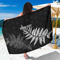 New Zealand Lawn Bowls Personalized Sarong Wrap-Around Silver Fern - Polynesian Pride