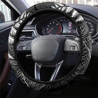 New Zealand Lawn Bowls Steering Wheel Cover Wrap-Around Silver Fern - Polynesian Pride