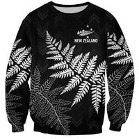 New Zealand Lawn Bowls Personalized Sweatshirt Wrap-Around Silver Fern - Polynesian Pride