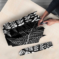 New Zealand Lawn Bowls Personalized Umbrella Wrap-Around Silver Fern - Polynesian Pride