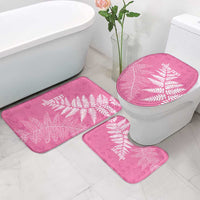 New Zealand Lawn Bowls Breast Cancer Personalized Bathroom Set Wrap-Around Silver Fern - Polynesian Pride