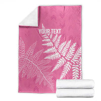 New Zealand Lawn Bowls Breast Cancer Personalized Blanket Wrap-Around Silver Fern - Polynesian Pride