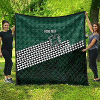 Rainbow Warriors Hawaii Personalized Palaka Quilt LT7 - Polynesian Pride
