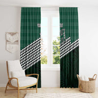 Rainbow Warriors Hawaii Personalized Palaka Window Curtain LT7 - Polynesian Pride