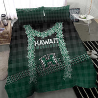 Rainbow Warriors Hawaii Palaka Bedding Set Maile Lei LT7 - Polynesian Pride