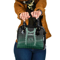 Rainbow Warriors Hawaii Palaka Shoulder Handbag Maile Lei LT7 One Size Dark Green - Polynesian Pride