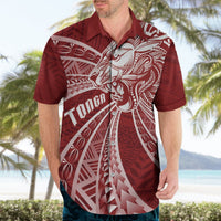 Tonga Independence Day Hawaiian Shirt Tongatapu Lion Ngatu Motifs LT7 - Polynesian Pride