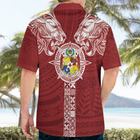 Tonga Independence Day Hawaiian Shirt Tongatapu Lion Ngatu Motifs LT7 - Polynesian Pride