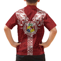 Tonga Independence Day Hawaiian Shirt Tongatapu Lion Ngatu Motifs LT7 - Polynesian Pride