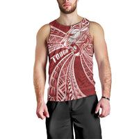 Tonga Independence Day Men Tank Top Tongatapu Lion Ngatu Motifs