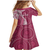 Fiji Adi Cakobau School Personalised Family Matching Mermaid Dress and Hawaiian Shirt Masi Tapa Mix Plumeria