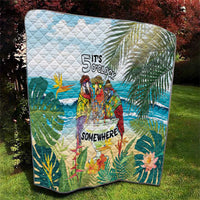 It's 5 o'clock Somewhere Quilt Beach Party - Polynesian Pride
