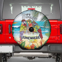 It's 5 o'clock Somewhere Spare Tire Cover Beach Party - Polynesian Pride