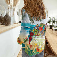 It's 5 o'clock Somewhere Women Casual Shirt Beach Party - Polynesian Pride