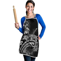 Aloha Hawaii Turtles Floral Apron Obsidian Glaze LT7 - Polynesian Pride