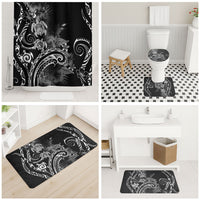 Aloha Hawaii Turtles Floral Bathroom Set Obsidian Glaze LT7 - Polynesian Pride
